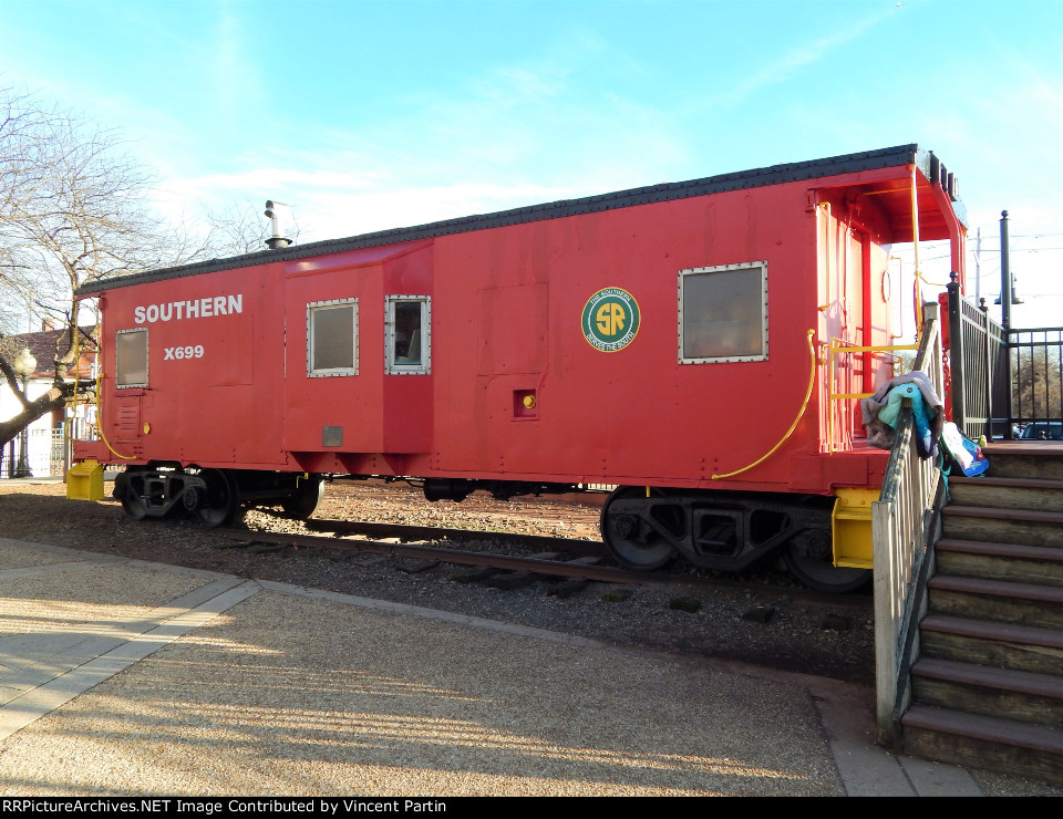 Preserved Bay Window Caboose
